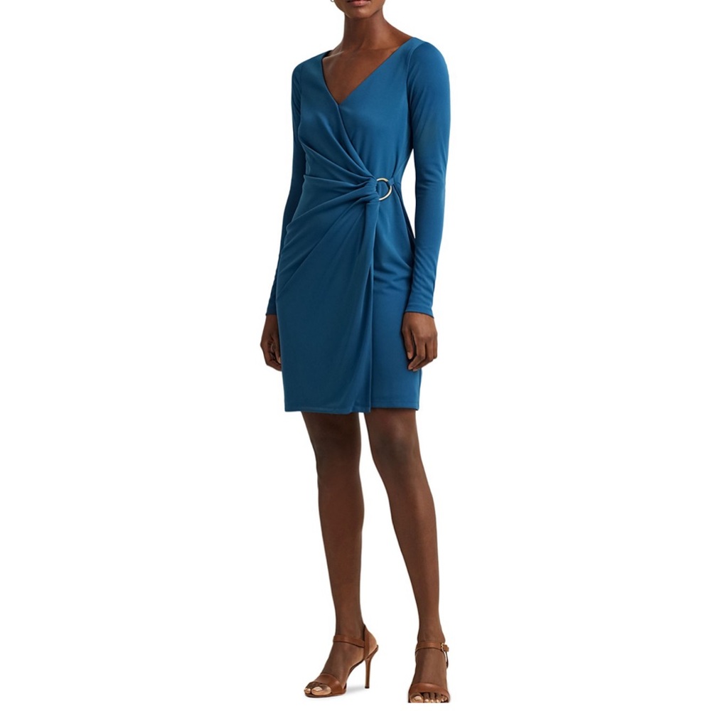 Lauren Ring Trim Cocktail Dress (New with Tag)